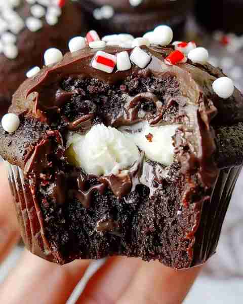 Cream-Filled Chocolate Cupcakes 🧁 Yields: 12 cupcakes ⏱ Total Time: ~1 hour 15 minutes 🧁 Ingredien...
