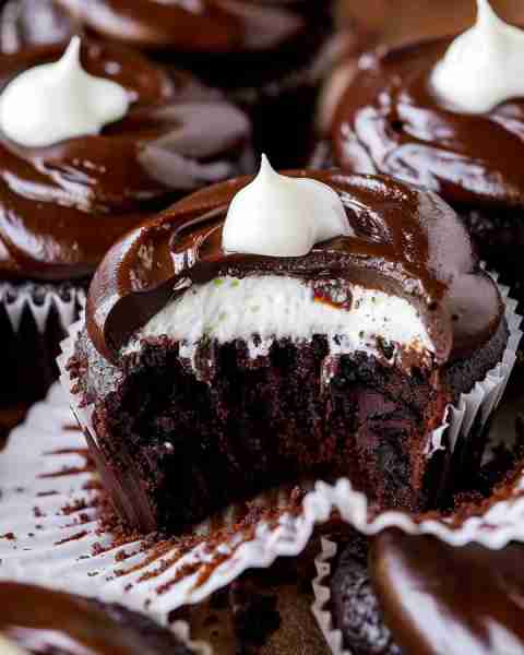 Ding Dong Cupcakes 🧁 Yields: 12 cupcakes ⏱ Total Time: ~1 hour 30 minutes 🧁 Ingredients For the Cu...