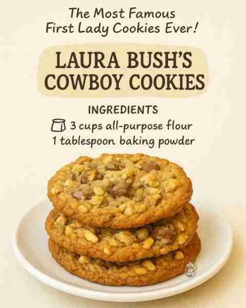 🔥 These cookies won a bake-off for a reason! Loaded with oats, pecans, coconut, and chocolate—Laura...