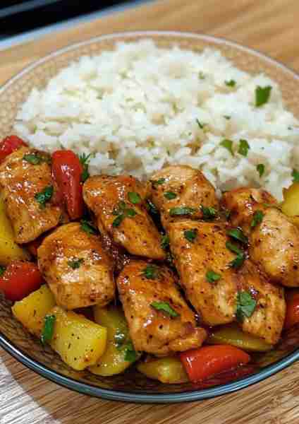 💪🧈🐔 High Protein Garlic Butter Chicken & Creamy Potatoes—a satisfying and protein-packed meal fea...