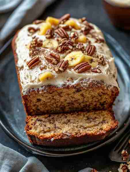 Hummingbird Bread with Heavenly Cinnamon Cream Cheese Frosting 🍌🍍🌰 This banana-pineapple bread is...