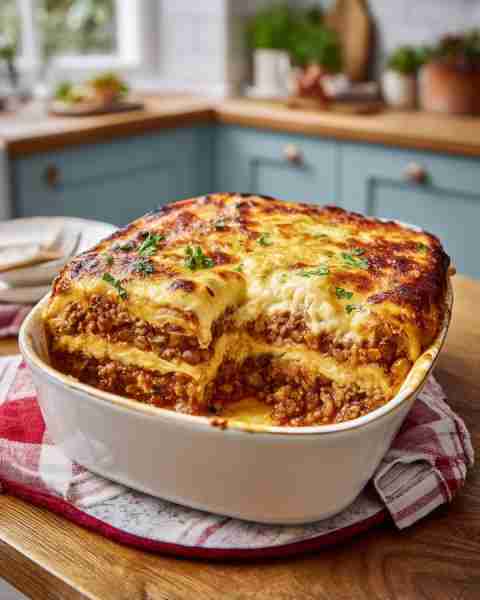 Homemade Vegan Lentil and Eggplant Dish (Moussaka Style) 😋🧀 ingredients: 2 large eggplants about 6...
