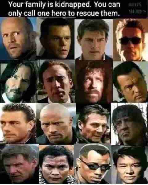 I'm calling The Rock! Who are you calling?
