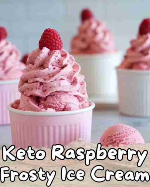 ⬇️ Keto Raspberry Frosty Ice Cream 😋⬇️ If you're on a keto diet but still yearning for a refreshing...