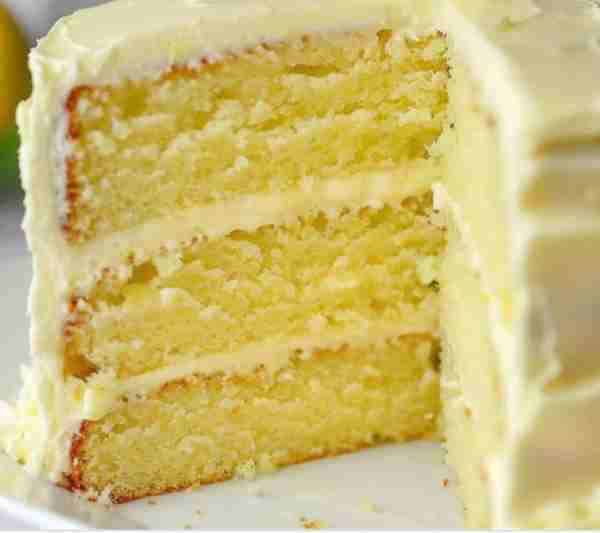 Lemon Velvet Cake with Cream Cheese Frosting Ingredients: - For the Cake: - 2½ cups all-purpose flo...