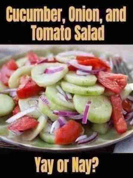 Made Marinated Cucumbers, Onions, and Tomatoes ! It turned out delicious! I love this quick & easy r...