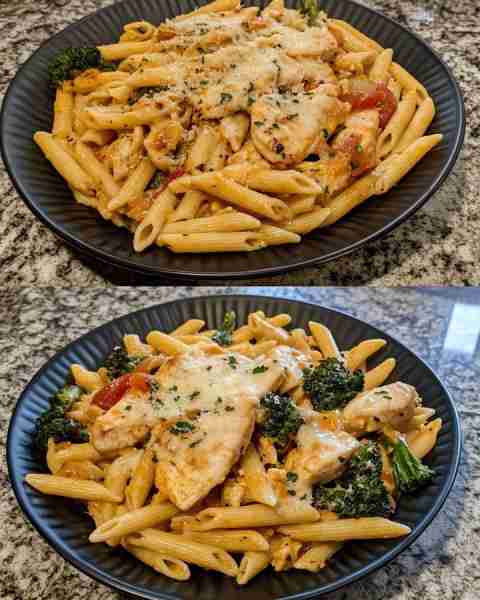 Chicken Primavera Penne Colorful Chicken Primavera with Garden Veggie Penne Ingredients: 2 boneless,...