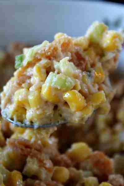 Hot Corn Salad! 🥄 Super easy, super Delicious and definitely a crowd pleaser! Get the Recipe now: h...