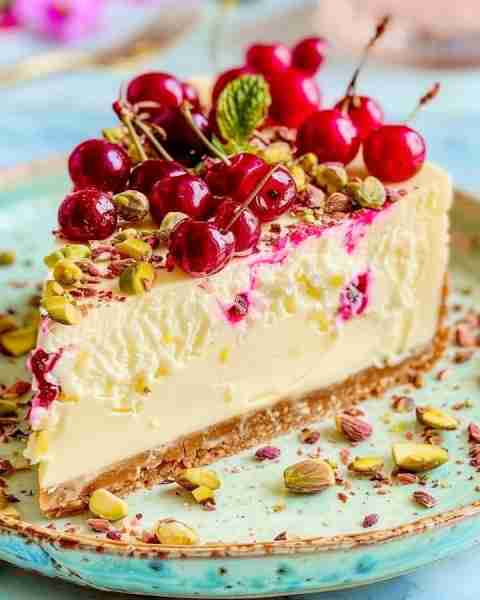 LEMON-LIME CHERRY PISTACHIO CHEESECAKE Ingredients For the Crust: 1½ cups graham cracker crumbs ¼ cu...