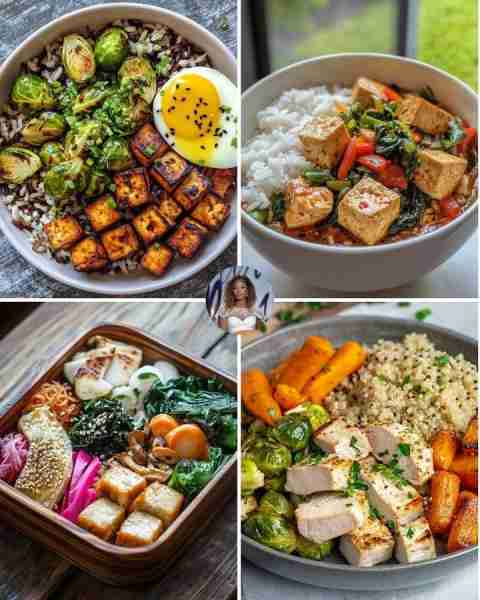 Maple Dijon Glazed Tofu & Wild Rice Bowl This Maple Dijon Glazed Tofu & Wild Rice Bowl is perfect fo...