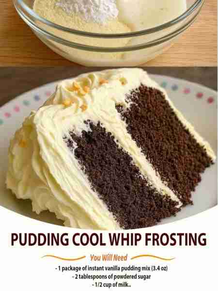 Our Easy Pudding Cool Whip Frosting Recipe You Will Need: For the Frosting: 1 (3.4 oz) box instan...