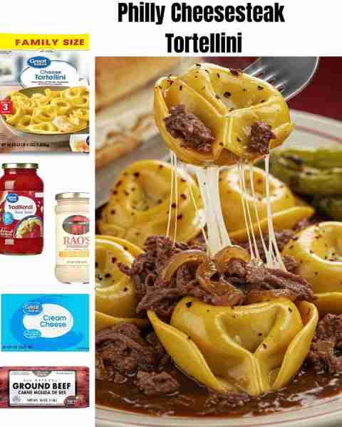 ✨ Philly Cheesesteak Tortellini ✨ What Makes It Irresistible? This dish combines the hearty, savor...