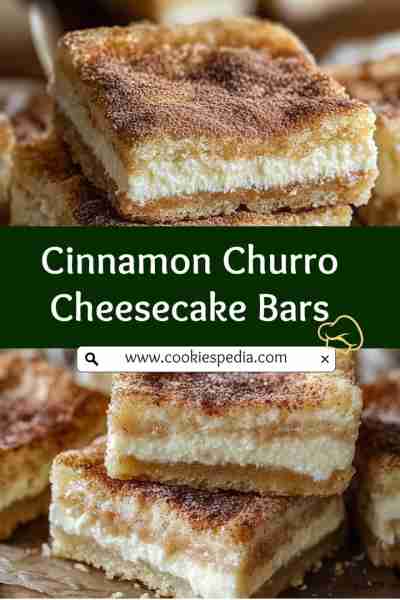 Cinnamon Churro Cheesecake Bars Ingredients For the Crust: 1 cup graham cracker crumbs 4 tbsp melte...