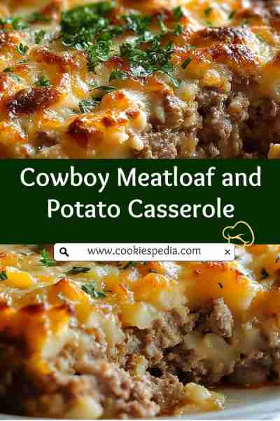 Cowboy Meatloaf and Potato Casserole recipe! Ingredients: For the Meatloaf: ¾ cup of chopped onion ⅓...