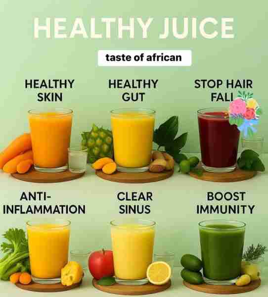 Health Healthy Skin Juice Ingredients: 1 orange 2 carrots 1/2 teaspoon turmeric powder 1 teaspoon ma...