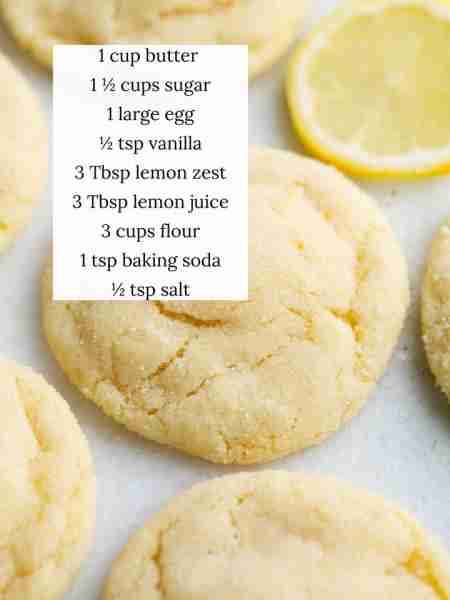 These soft and chewy lemon sugar cookies are full of bright, fresh lemon flavor from both lemon zest...