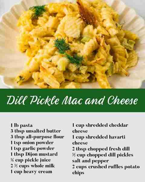Dill Pickle Mac and Cheese