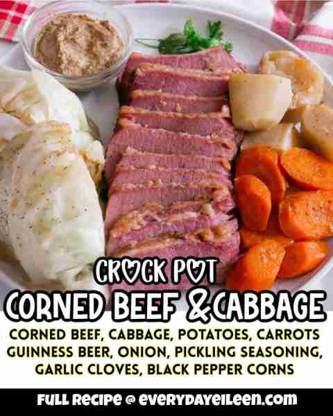 Classic Crockpot Corned Beef and Cabbage!