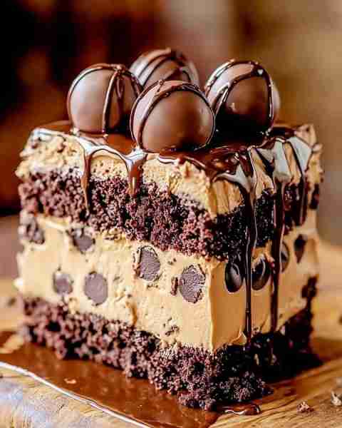 COOKIE DOUGH BROWNIE CAKE Ingredients For the Brownie Layers: 1 cup unsalted butter 1½ cups granulat...
