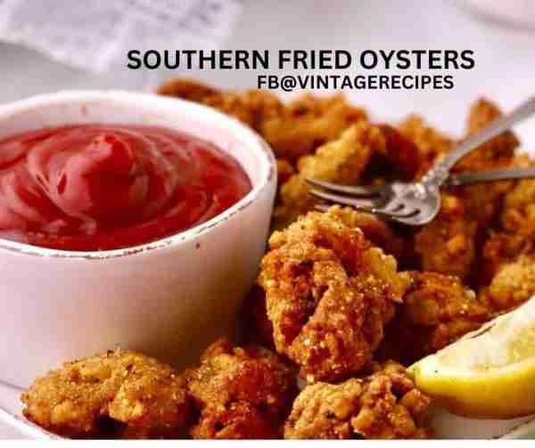 SOUTHERN FRIED OYSTERS 1 cup self-rising cornmeal 1 cup self-rising flour 1/4 tsp. red pepper (opti...