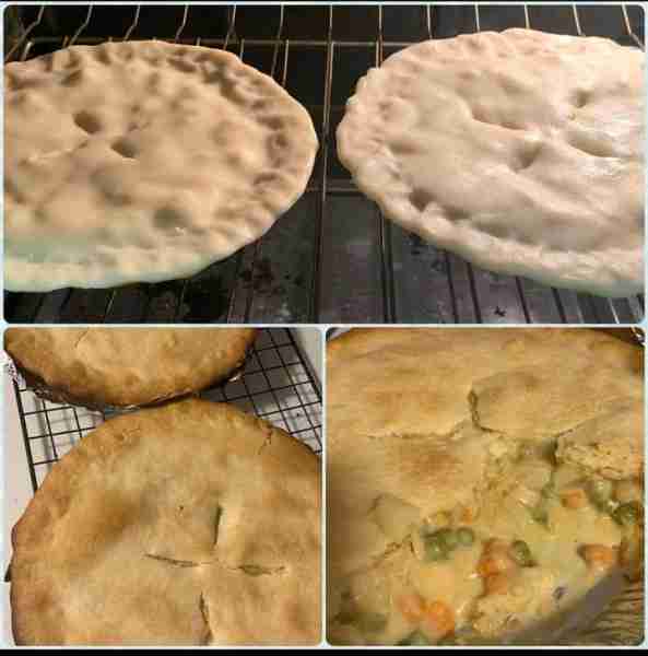 Easy Filling Cheap Chicken Pot Pie. Store brand roll out pie crust Diced chicken breast, cooked (or...