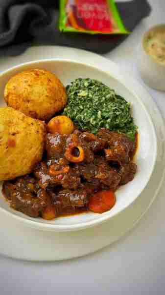 SCGS Mutton Stew and Dumplings Ingredients 3 knobs unsalted Butter 1 kg stewing Mutton 1 Tbsp Seven...