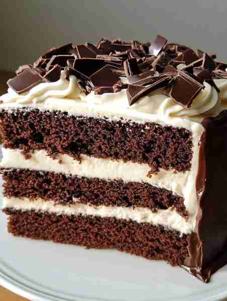 Hershey's Chocolate Cake with Cream Cheese Frosting Rich, decadent chocolate cake paired with smooth...