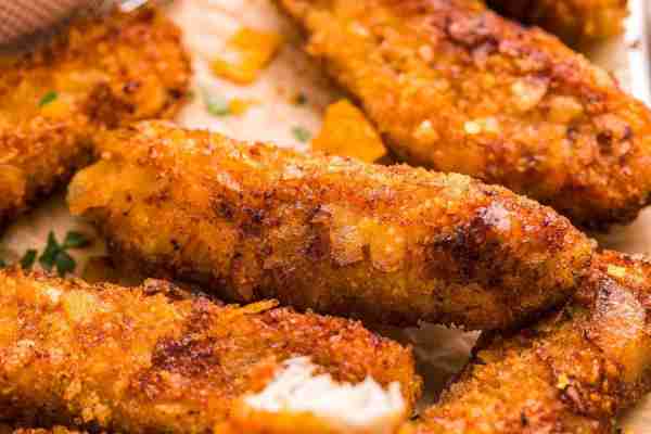 🍗🥔 Potato Chip Chicken Tenders 🎉 🌟RECIPE IN COMMENTS🌟
