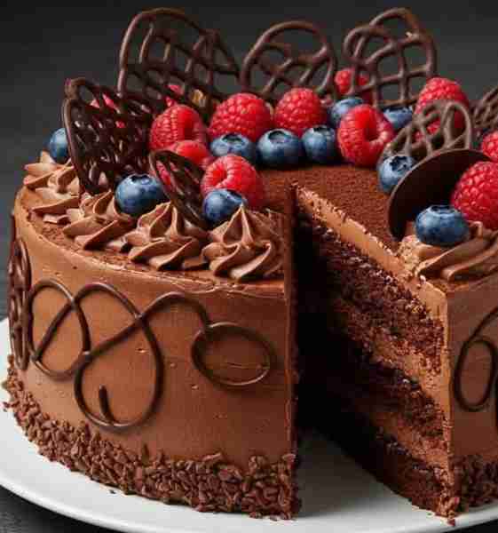 😋💕SUPREME CHOCOLATE CAKE😋💕 Ingredients: For the cupcake: 2 cups (250 g) of wheat flour 3⁄4 cup (...
