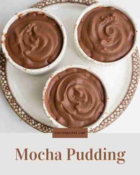Mocha Pudding Ingredients: Cocoa, espresso, milk, cornstarch, sugar Method: Whisk all and heat until...