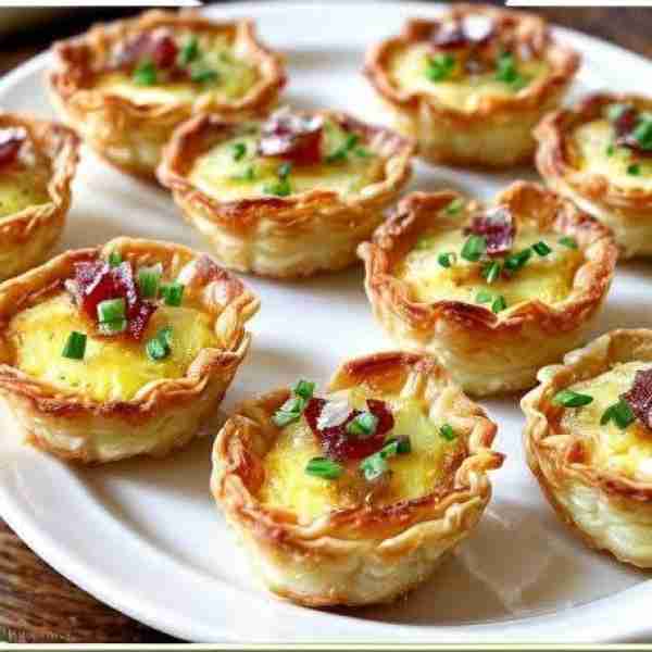 Quiche Lorraine muffins 🥳 🤤 These Quiche Lorraine muffins come out of the oven crispy and flavorfu...