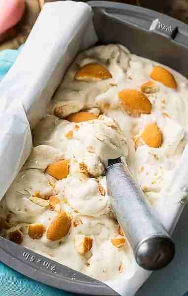 Banana Pudding Ice Cream tastes like a delicious old-fashioned creamy treat with real banana flavor...