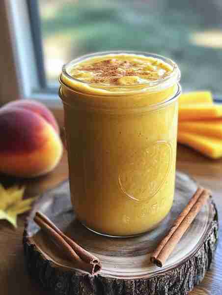 Peach Mango Glow Smoothie 🧡🍑🥭 Bright, tangy, and nourishing—this smoothie will light up your skin...
