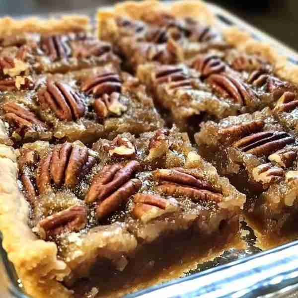 Lazy Girl Pecan Pie Bars 😍 Indulge in these easy and delicious pecan pie bars! 📋 Ingredients -...