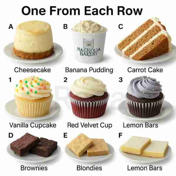 Cheesecake -red velvet cupcake-lemon bar 🤤🥰😍