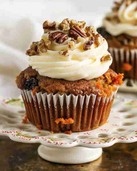 Perfect Carrot Cake Cupcake Ingredients: For the cupcakes: 1 1/2 cups all-purpose flour 1 1/2 tsp ba...