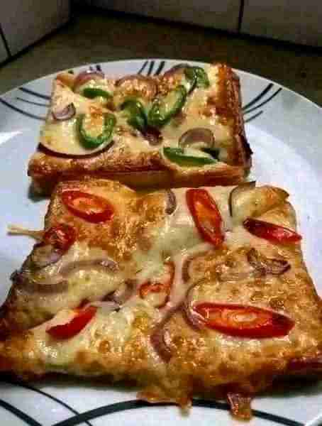 I have just stopped ordering delivery pizza because these pizza toast in the air fryer are so fresh,...