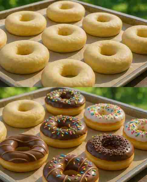 Doughnuts recipe Ingredients • 3 cups of flour • 2 tablespoons of butter • 7 grams of baker’s yeast...