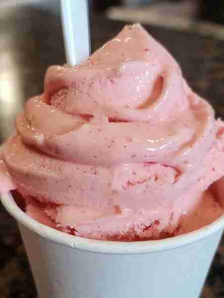 Zero Point Strawberry Ice Cream: Ingredients: 2 cups frozen strawberries 1 ripe banana, sliced and f...