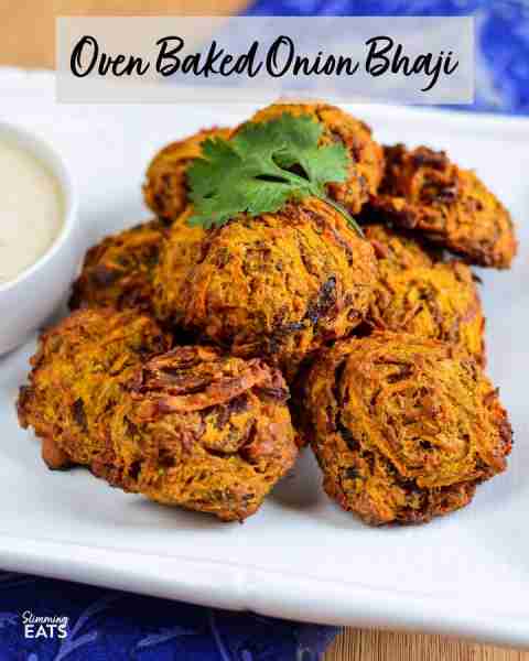 Love Onion Bhaji? Try this delicious oven baked version, the perfect side for your Indian Fakeaway n...