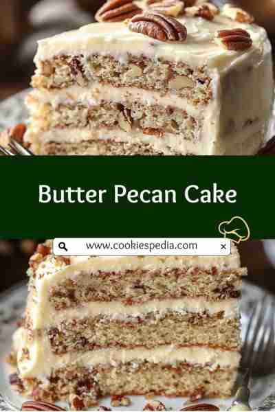Butter Pecan Cake Ingredients: For the Cake: 1 cup (226g) unsalted butter 3 cups (333g) cake flour 1...