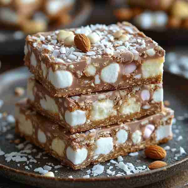 White Chocolate Coconut Rocky Road Bars Ingredients: 1 packet Tennis biscuits, roughly broken into c...