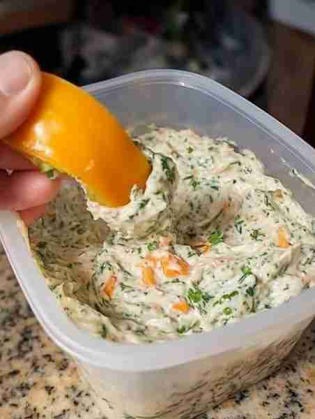 I do not remember who posted this but THANK YOU!!! This dip is absolutely amazing. I spread mine on...