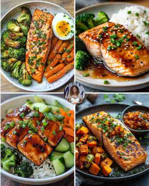 Lemon Herb Grilled Chicken & Roasted Veggies Get ready for a flavor explosion! This Ginger Garlic Sa...