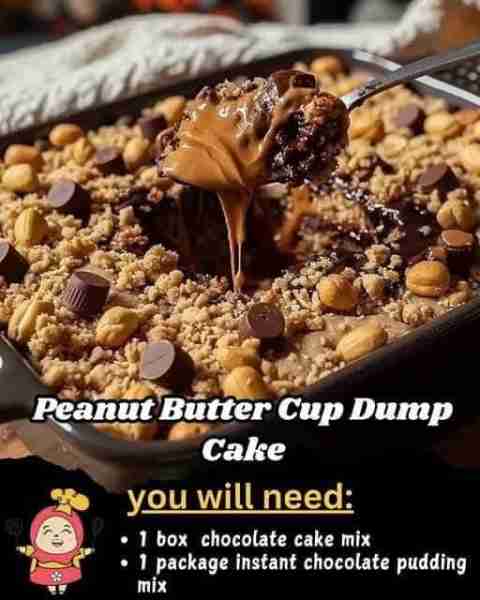 After school, my mom would surprise me with this rich, gooey Peanut Butter Cup clever Cake—a chocola...