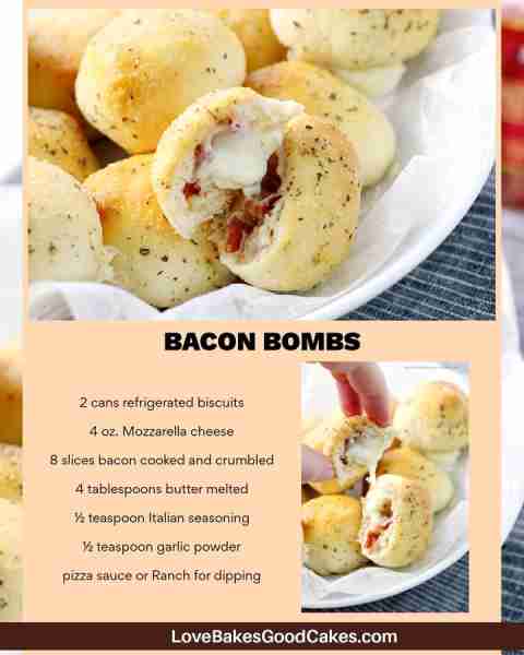 RECIPE - https://www.lovebakesgoodcakes.com/bacon-bombs/ Warning: These Bacon Bombs might start figh...