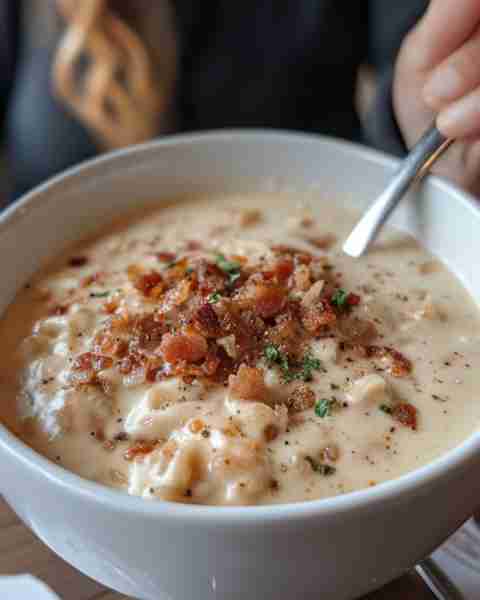 My hubby is obsessed with this soup. As soon as we finish one bowl, he's ready for another.. Full re...