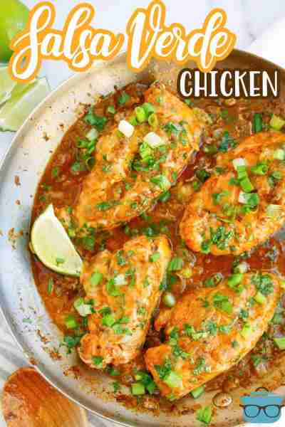 This Salsa Verde Chicken combines delicious spices and salsa and is a quick and tasty dinner recipe....