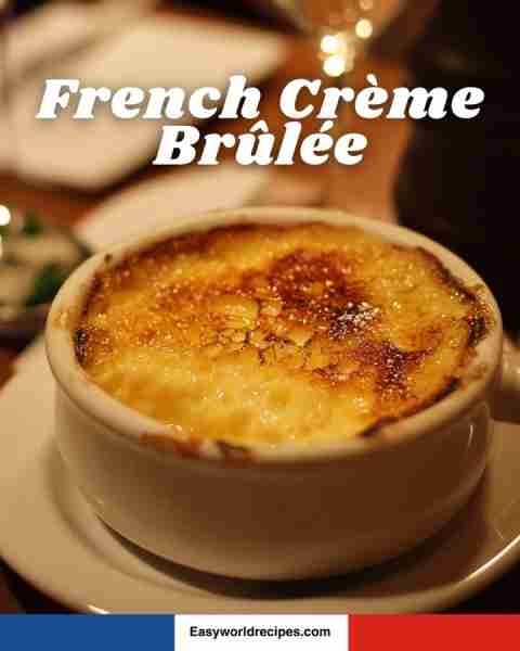 Classic French Crème Brûlée 🍮 Silky vanilla custard with caramel top 🇫🇷🥚🍮 recipe in the сoммεητs ⬇️