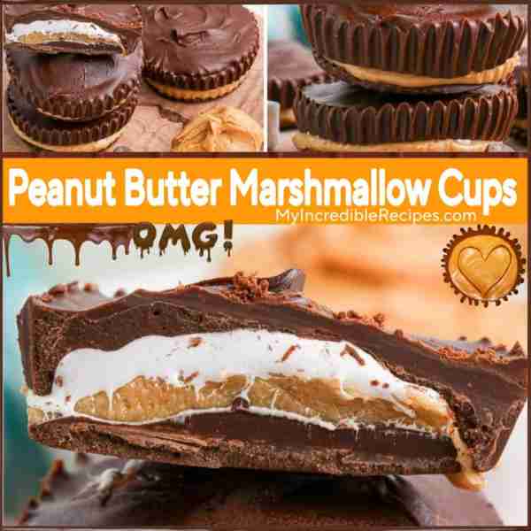 🤎🤎🤎 Incredible Peanut Butter Marshmallow Cups! Our Easy No Bake Treat. The Ultimate Chocolate Des...